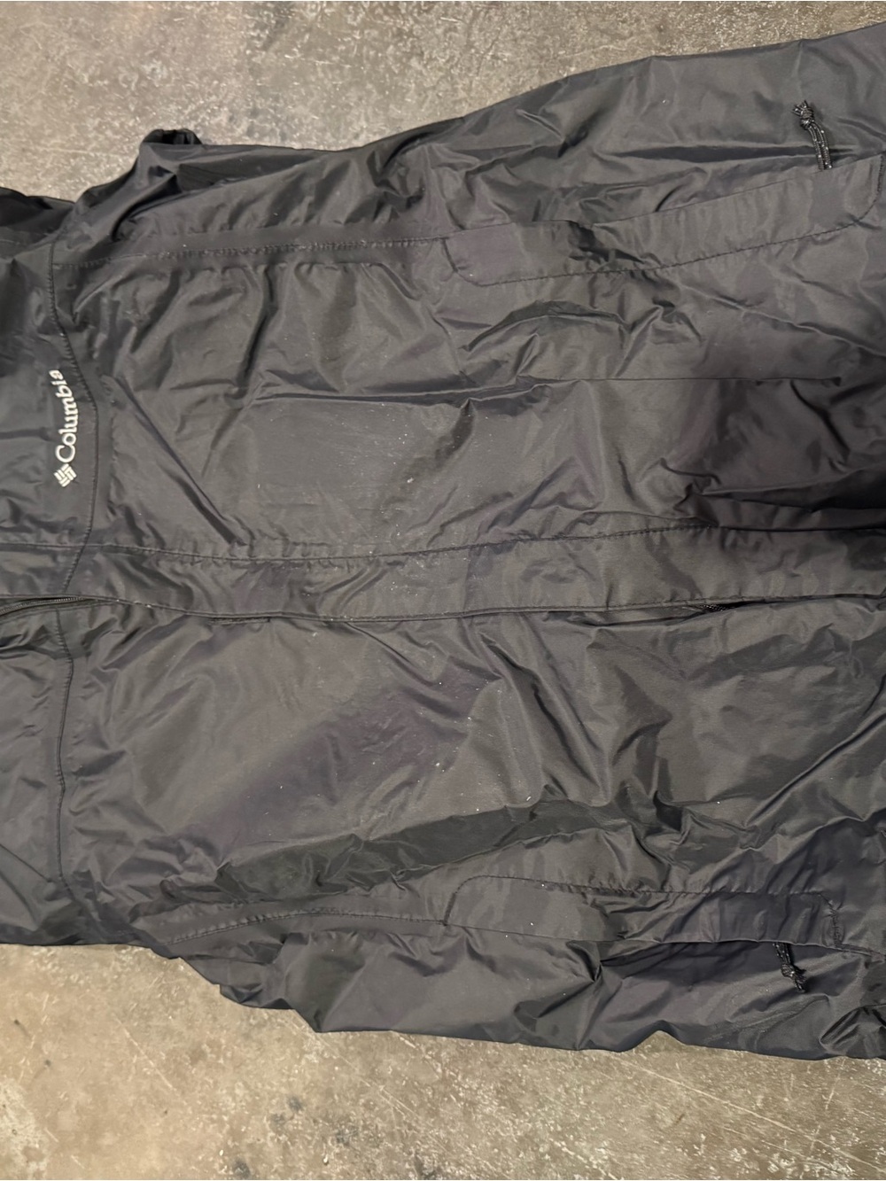 Columbia Men's Black Rain Shell Jacket